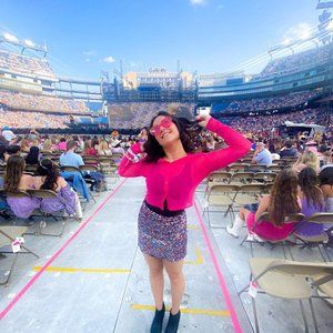 Pink Neon Mesh Button Down Shirt - M